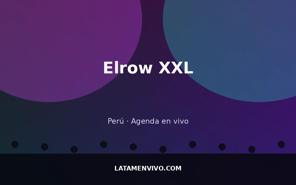 Imagen de Elrow XXL